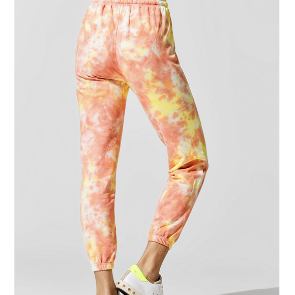 Carbon 38 Tie dye jogger yellow pink warm lounge - Picture 2 of 10